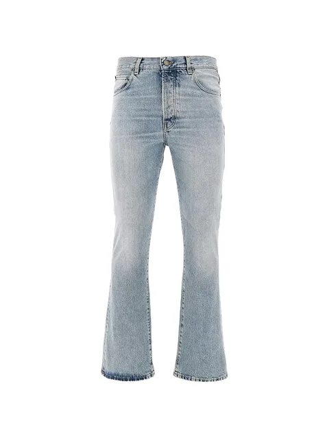 джинсы bootcut с карманами