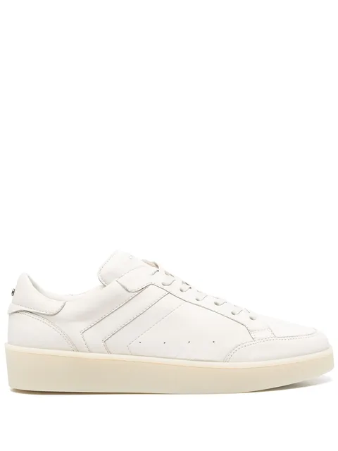 leather sneakers