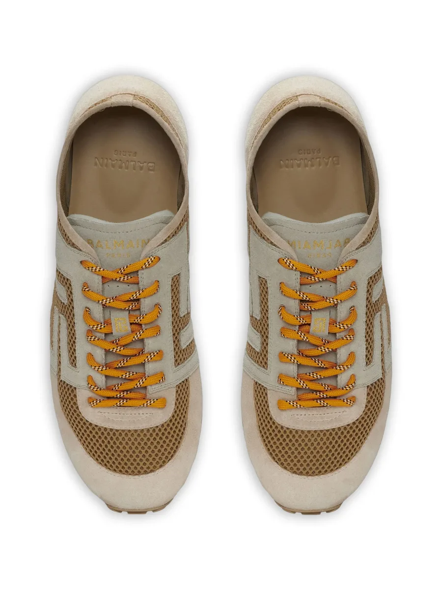 Racer 45 trainers in mesh and suede leather 8