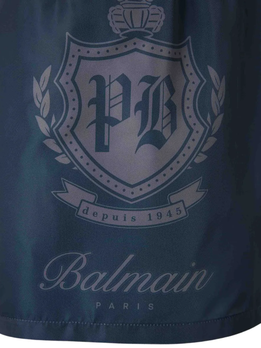 logo-print swim shorts 8