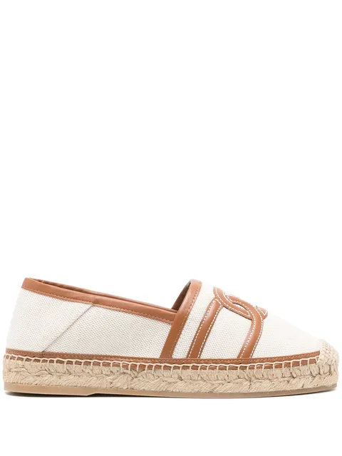 chain-appliqué espadrilles