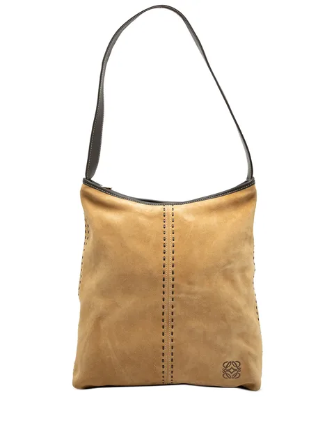 2000-2026 Suede Anagram shoulder bag