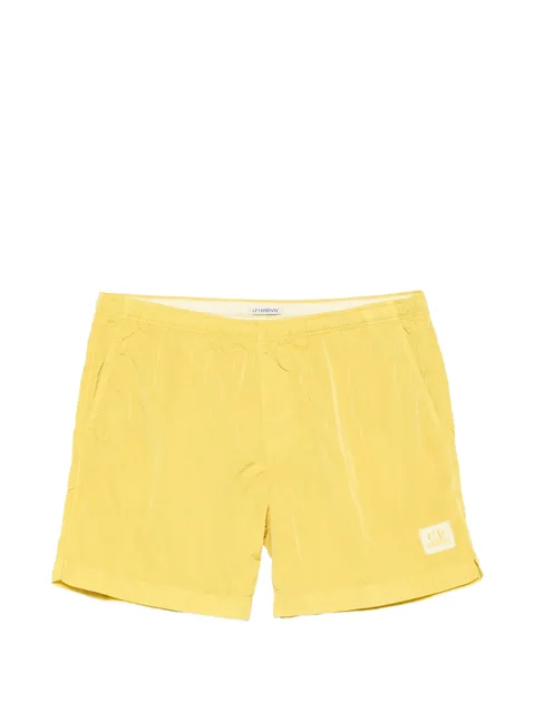 logo-patch swim shorts