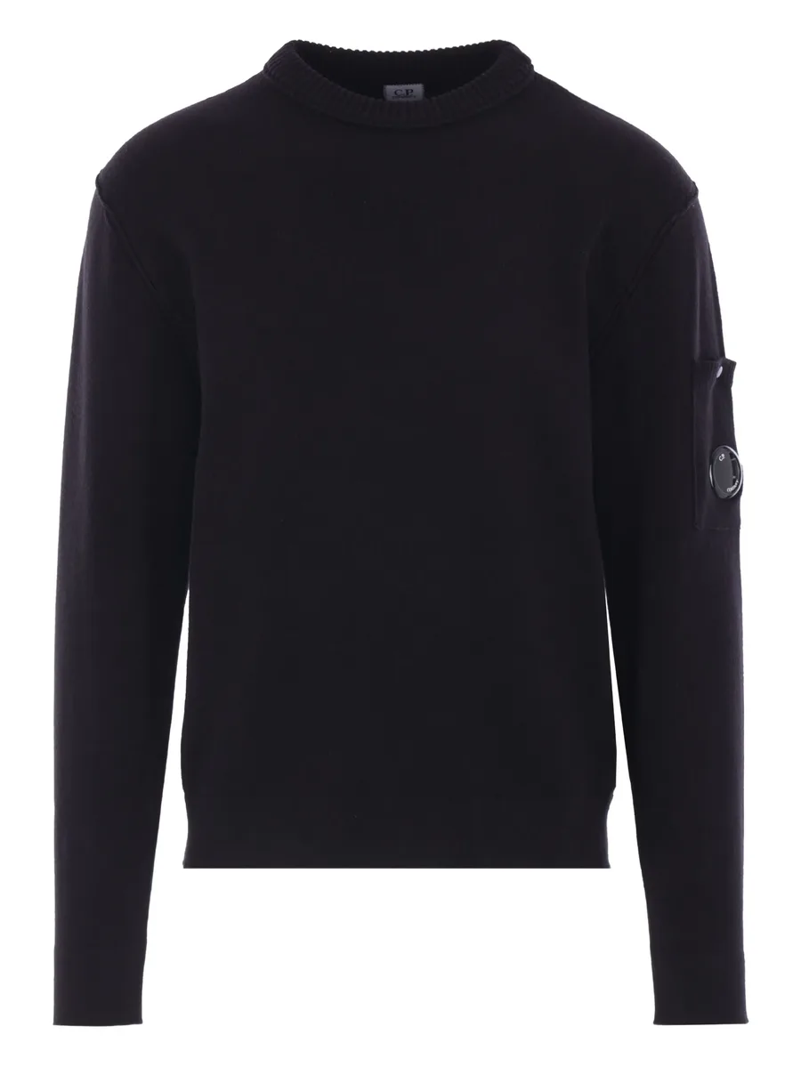 pocket-detail crew-neck sweater 1