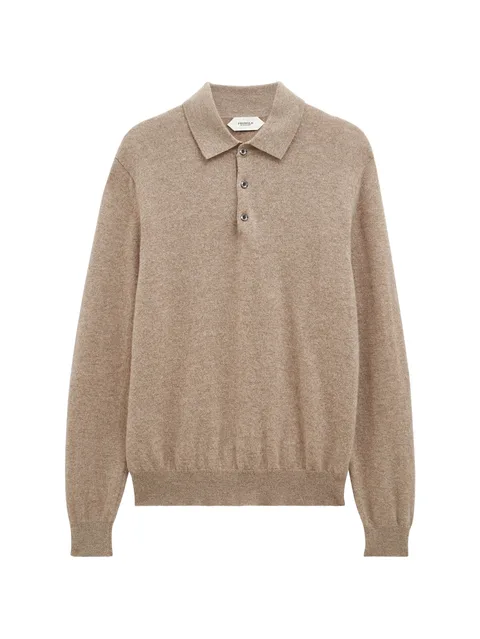 cashmere polo shirt