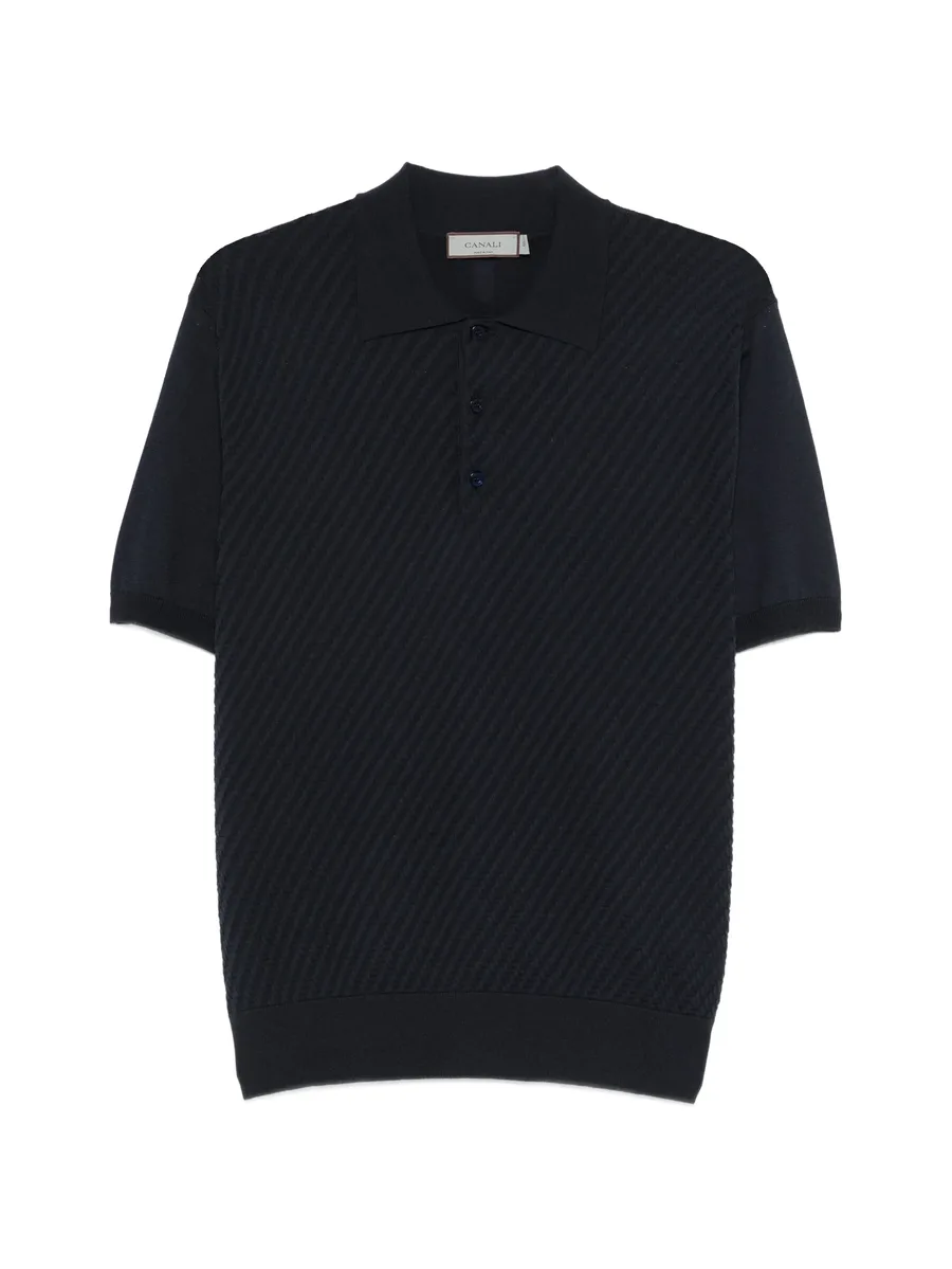 textured polo shirt 2