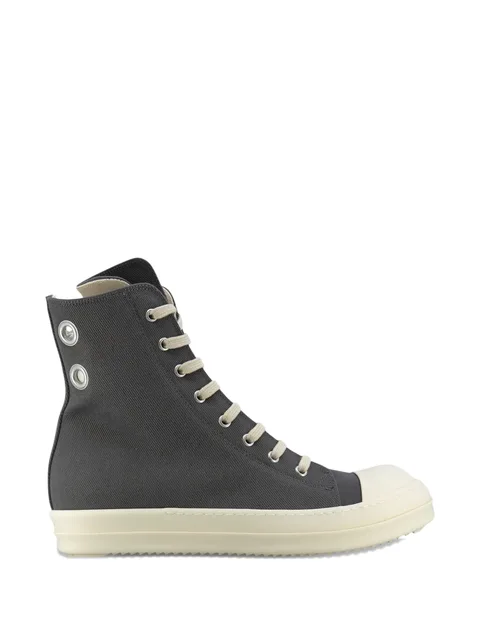 eyelet high top sneakers