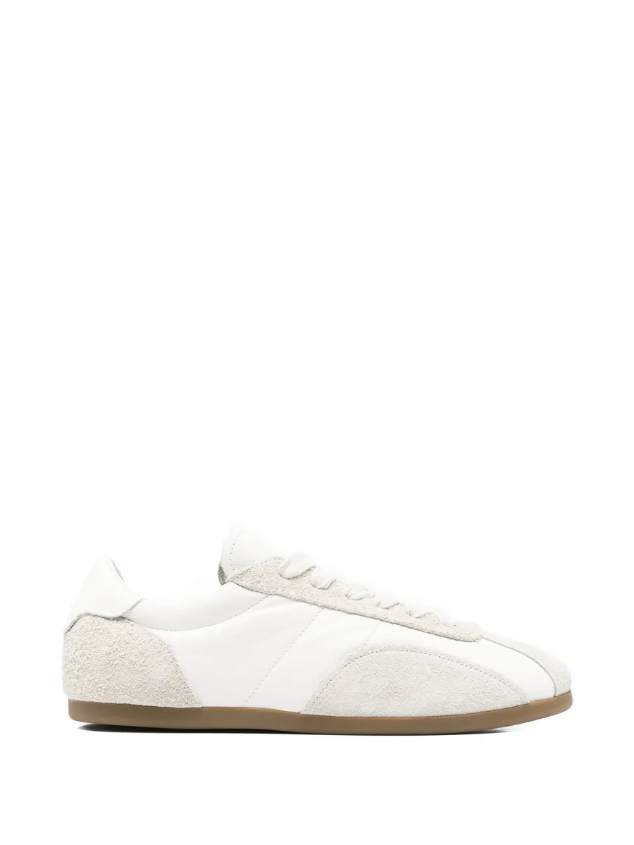 panelled lace-up sneakers 2