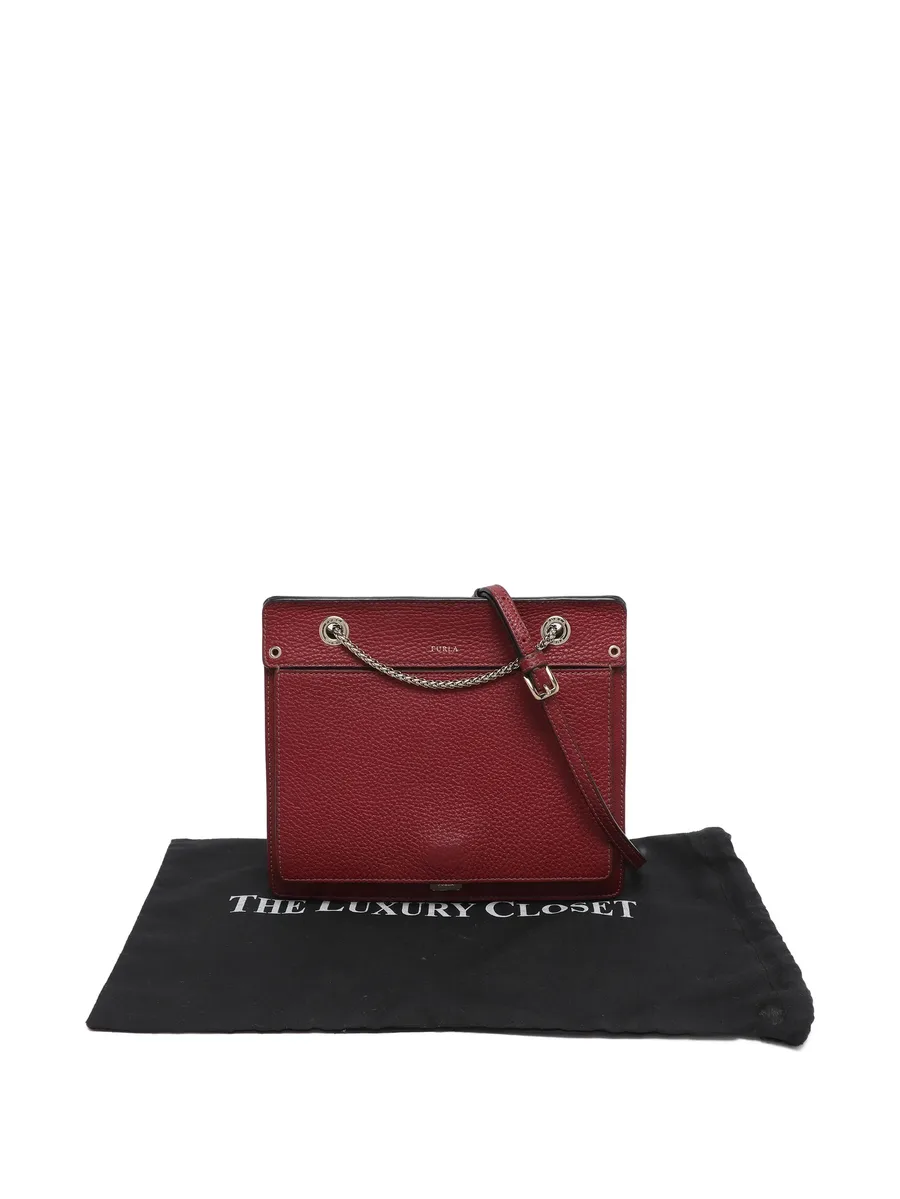 chain leather cross body bag 10