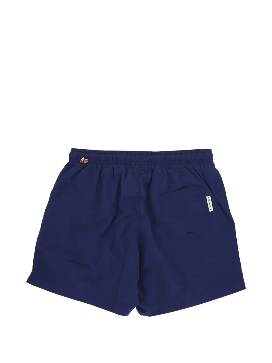 drawstring-waist swim shorts 4