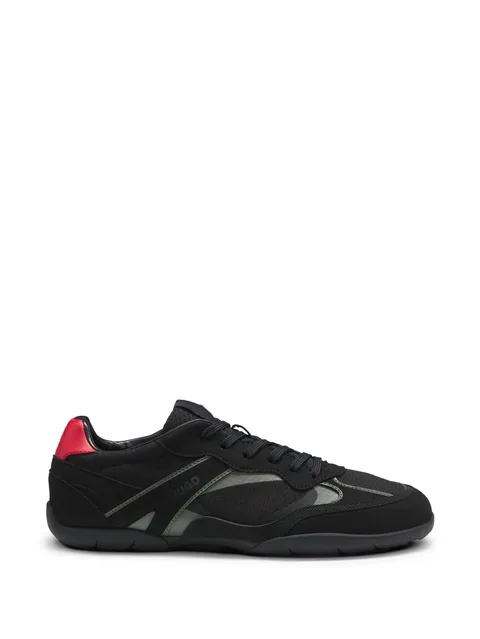 mesh-panelled sneakers