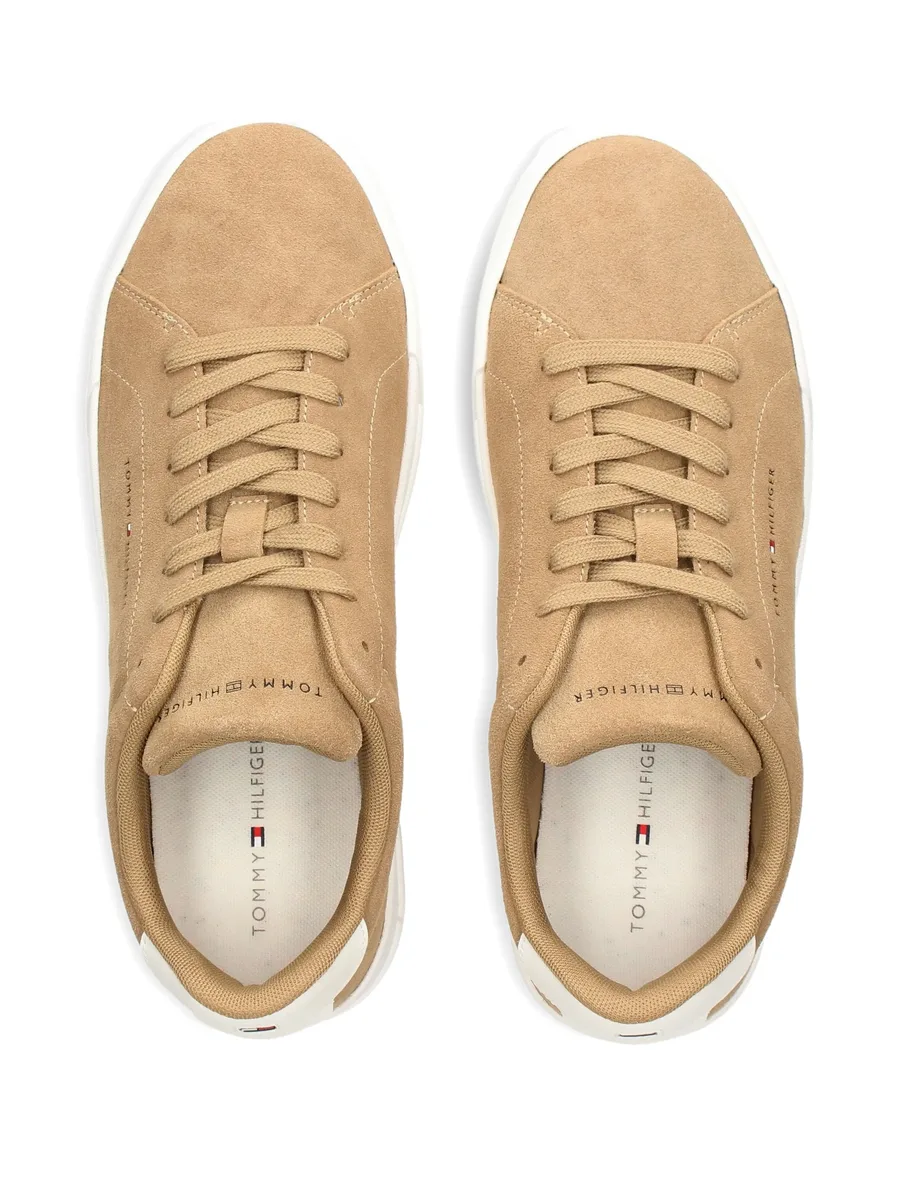 lace-up suede sneakers 7
