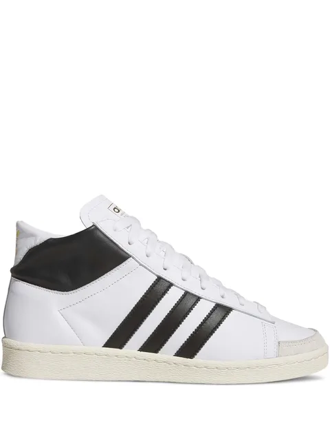 Jabbar high-top leather sneakers