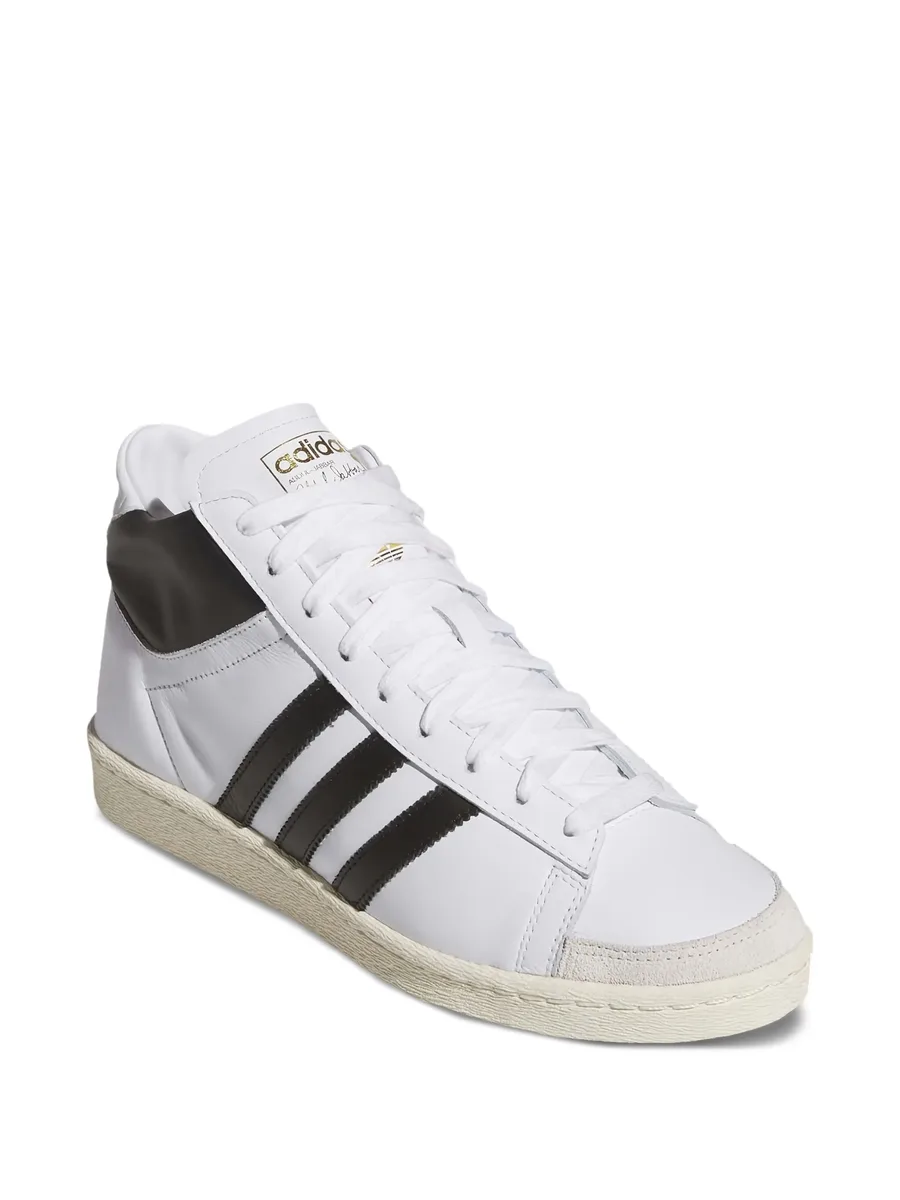 Jabbar high-top leather sneakers 4