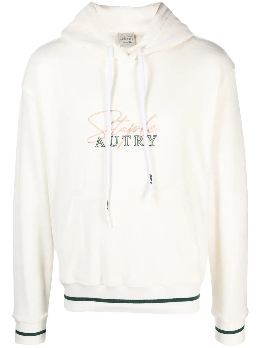 x Jeff Staple logo-embroidered hoodie 2