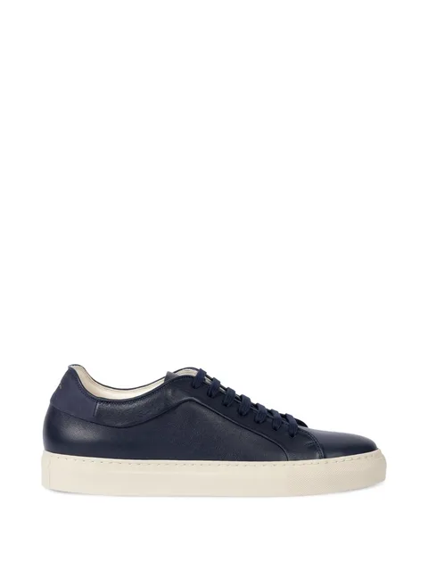 suede panel sneakers