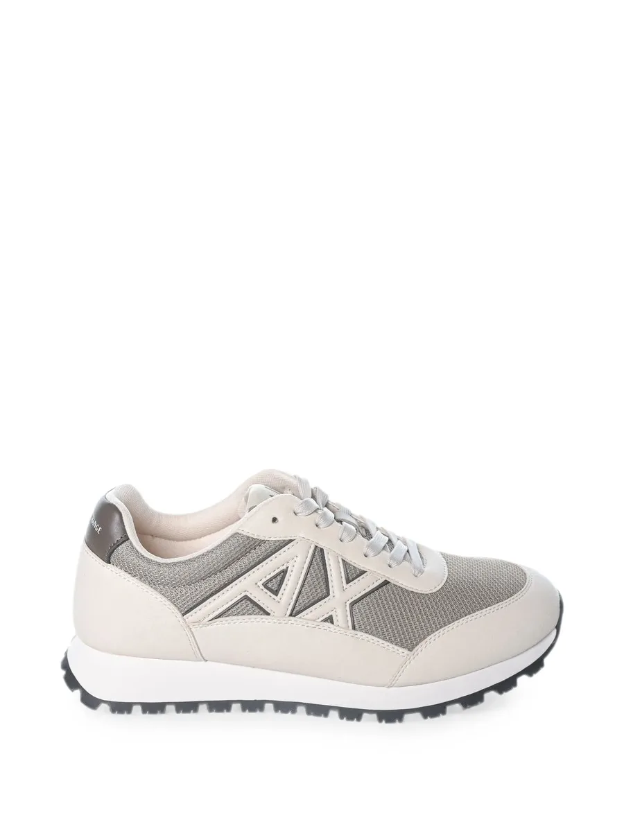 logo-patch panelled sneakers 2