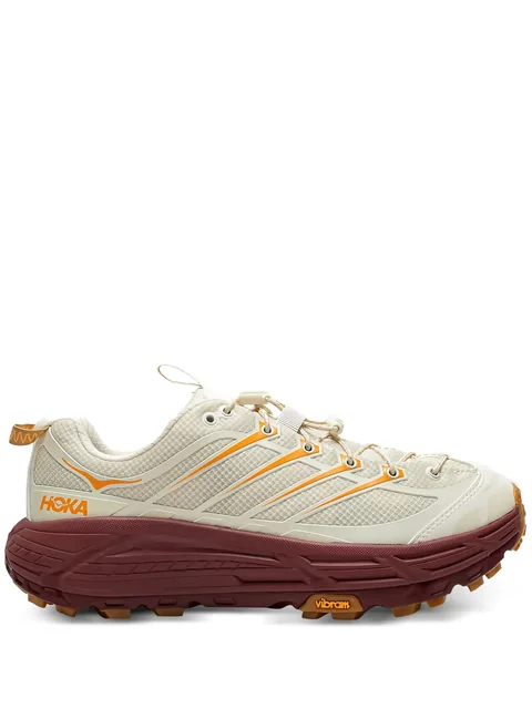 One Mafate Three "Vanilla Varsity Burgundy" sneakers
