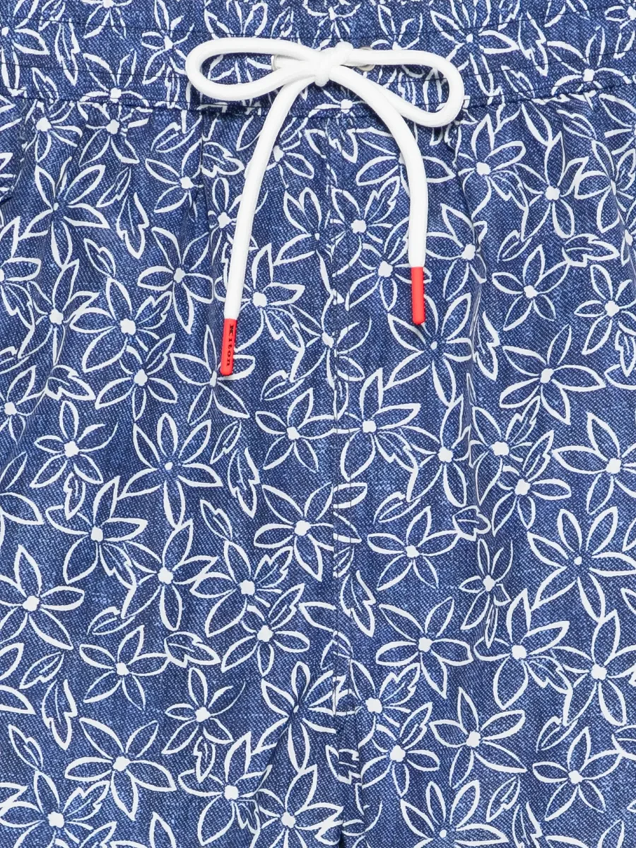 floral-pattern swim shorts 6