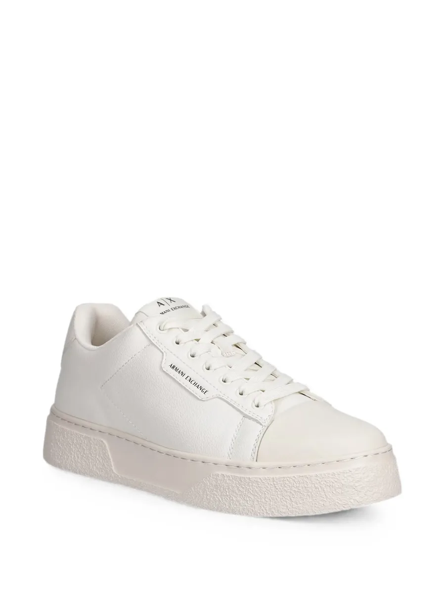 logo-print panelled sneakers 4