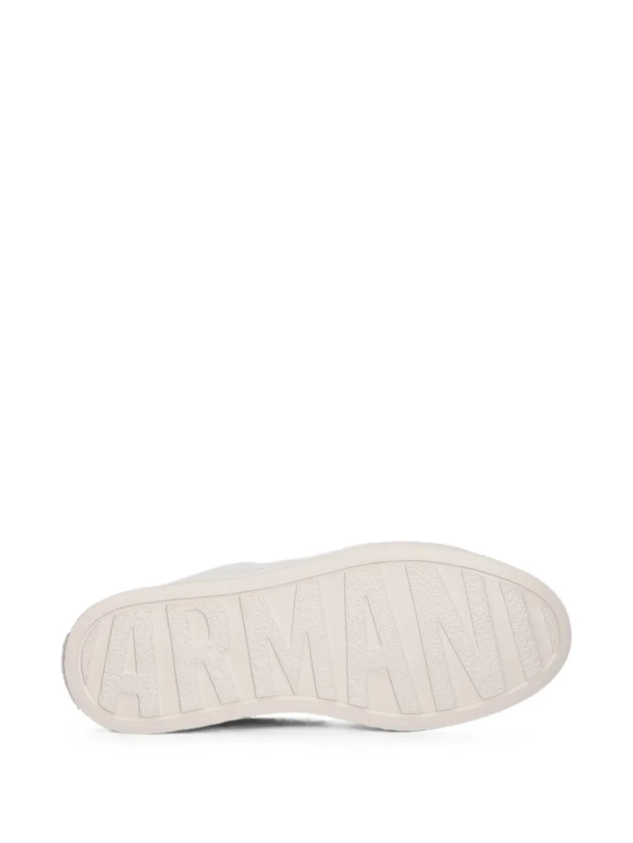 logo-print panelled sneakers 10
