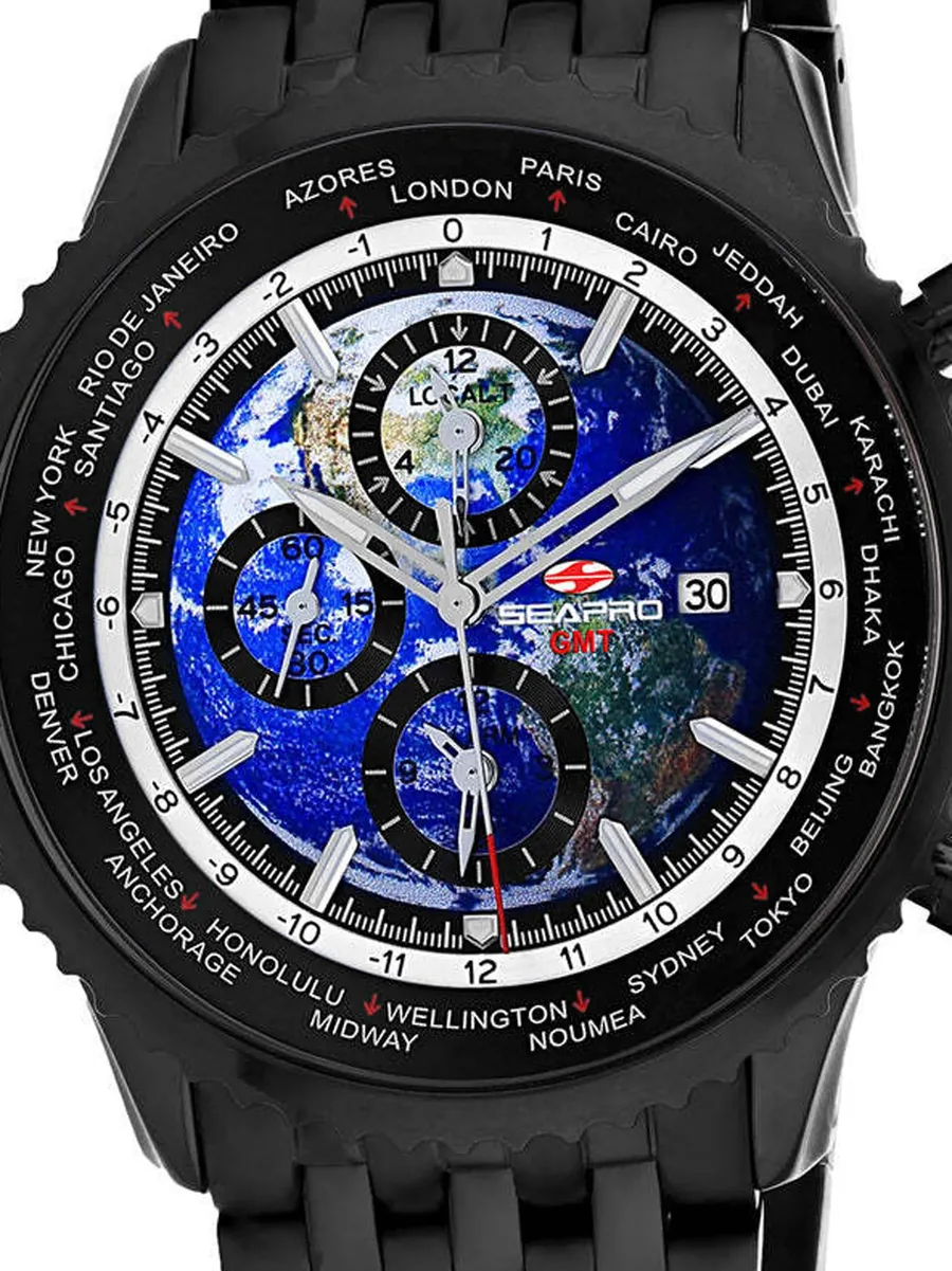 наручные часы Meridian World Timer GMT 47 мм 4