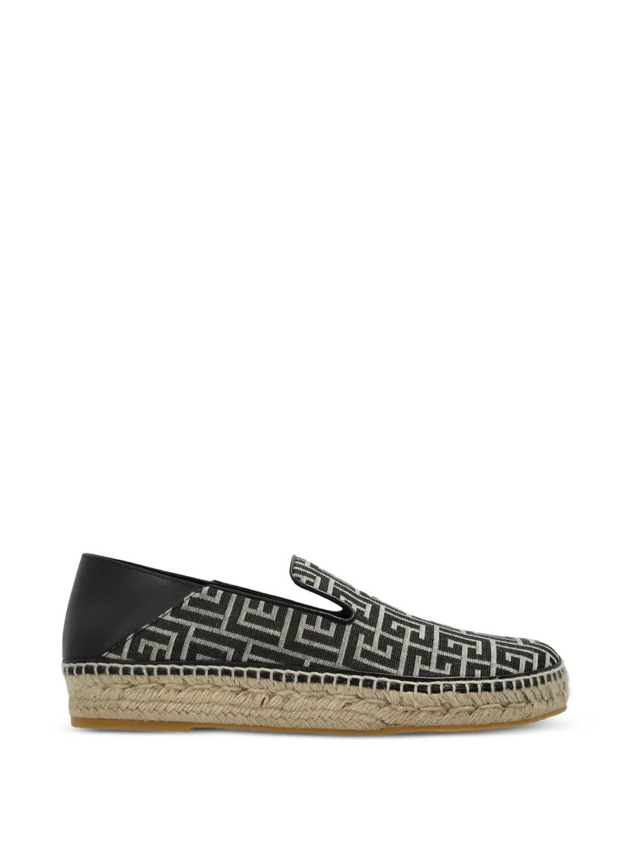 Monogram-pattern espadrille sneakers 1