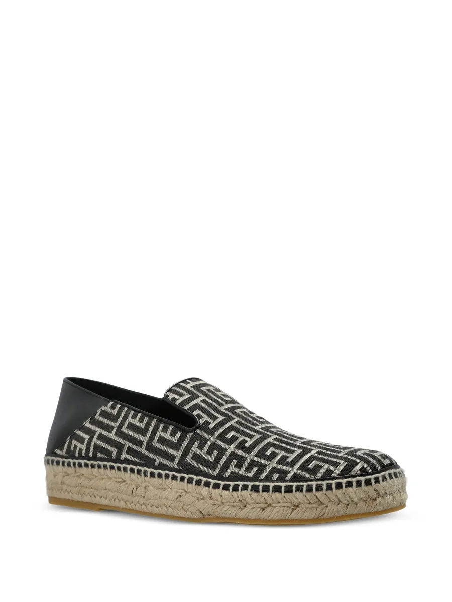 Monogram-pattern espadrille sneakers 3