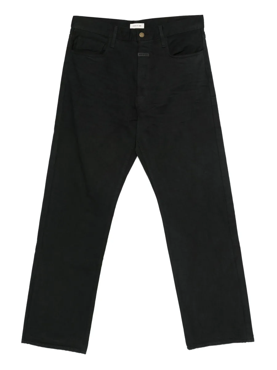 джинсы с эффектом потертости 2