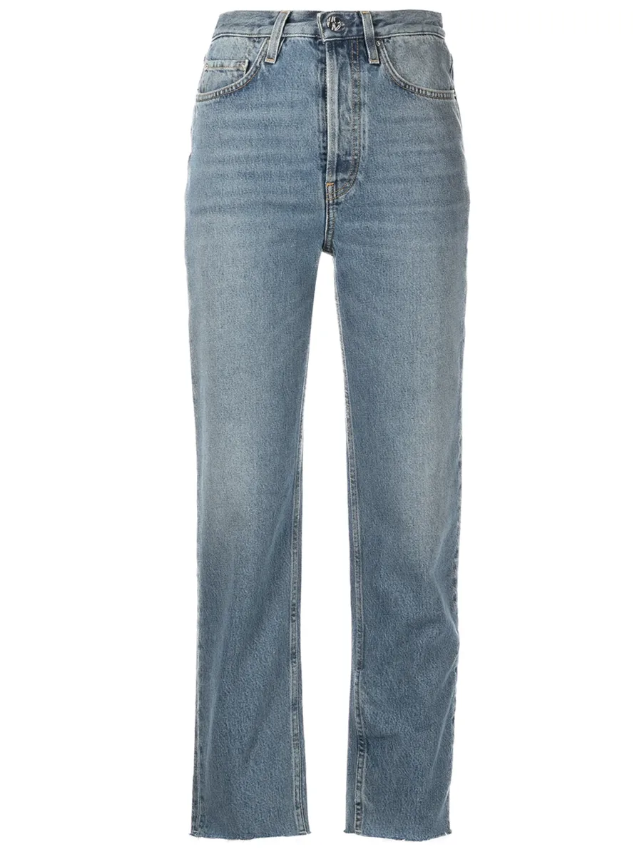 cropped straight-leg jeans 2