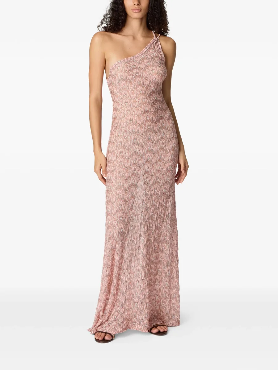 пляжное платье макси на одно плечо 3