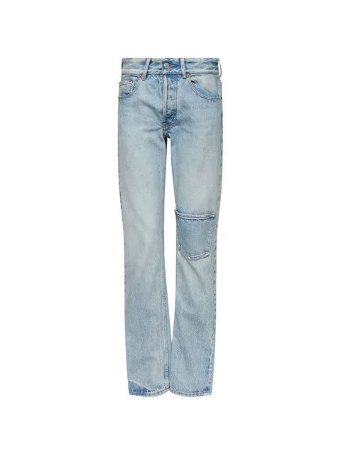 straight-leg jeans