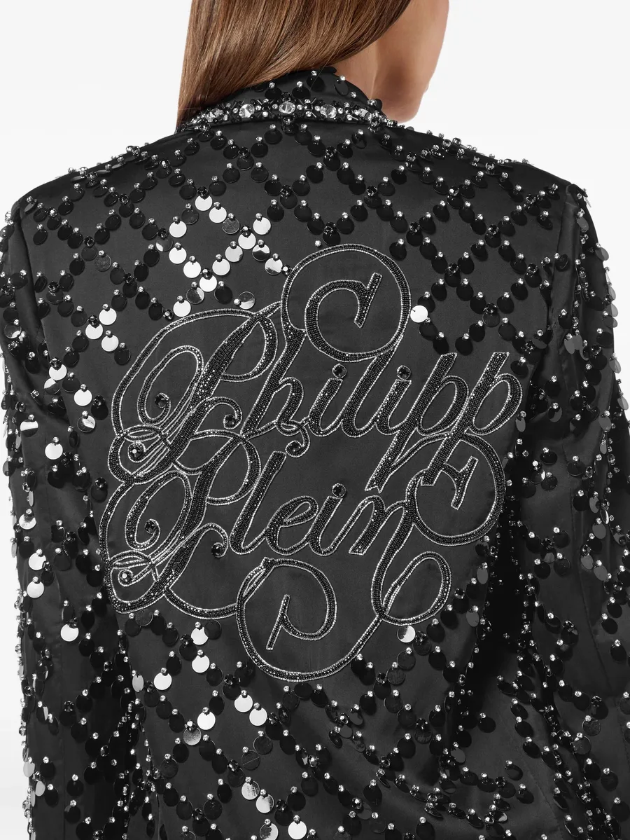 пиджак Boyfriend fit Plein Paillettes 10