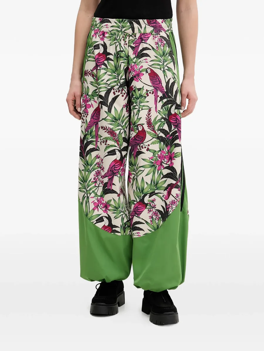 X Farm Rio floral stripe track pants 2