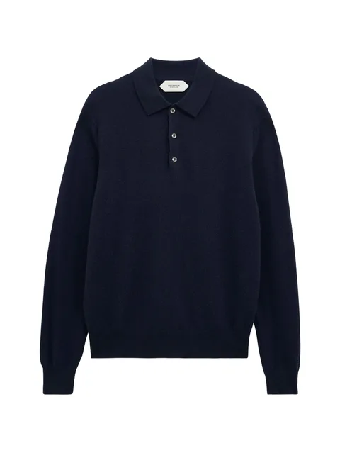 cashmere polo shirt