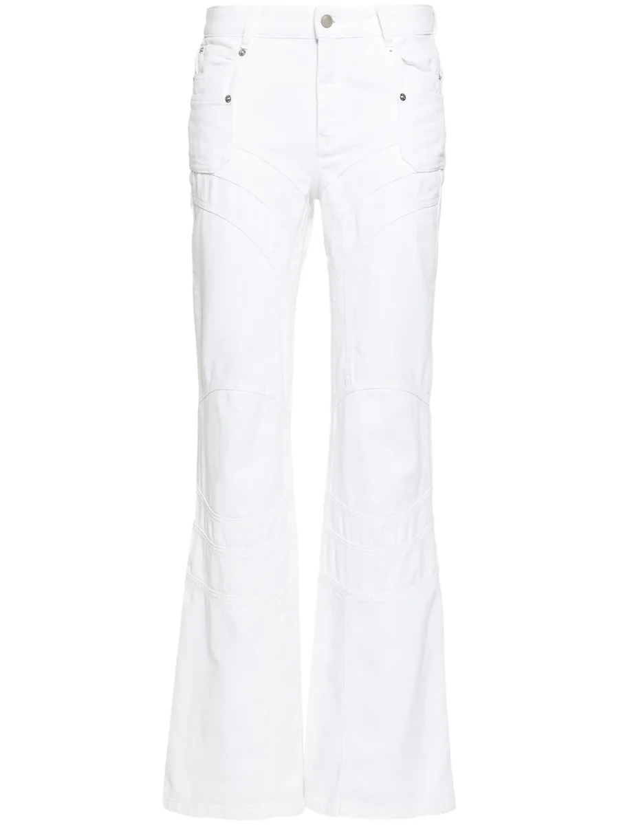 Elvira mid-rise flared jeans 2