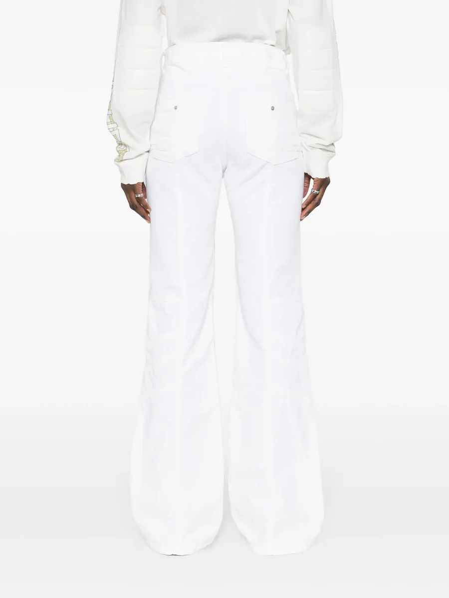 Elvira mid-rise flared jeans 8