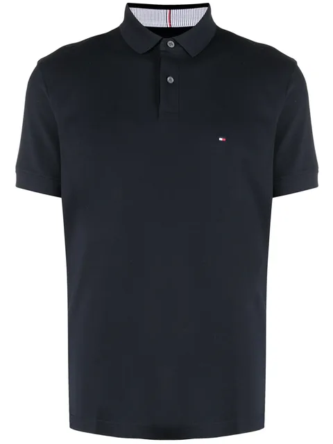 logo-patch polon shirt