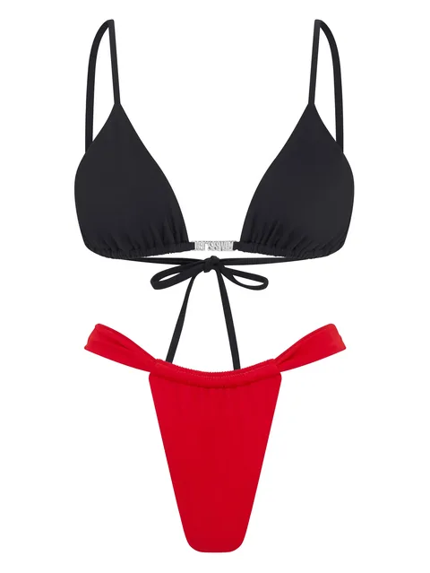 ruched bikini bottoms