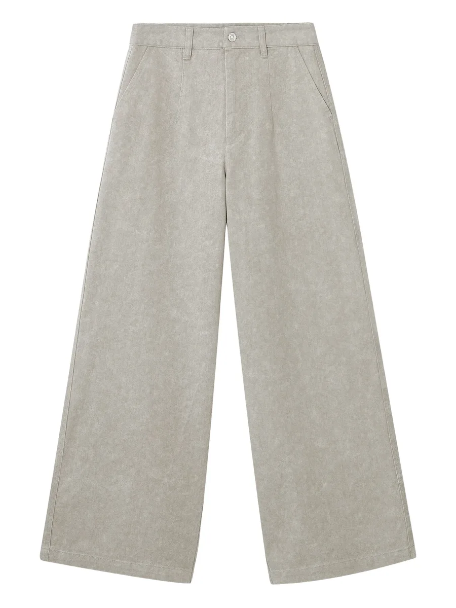 wide-leg straight trousers 1