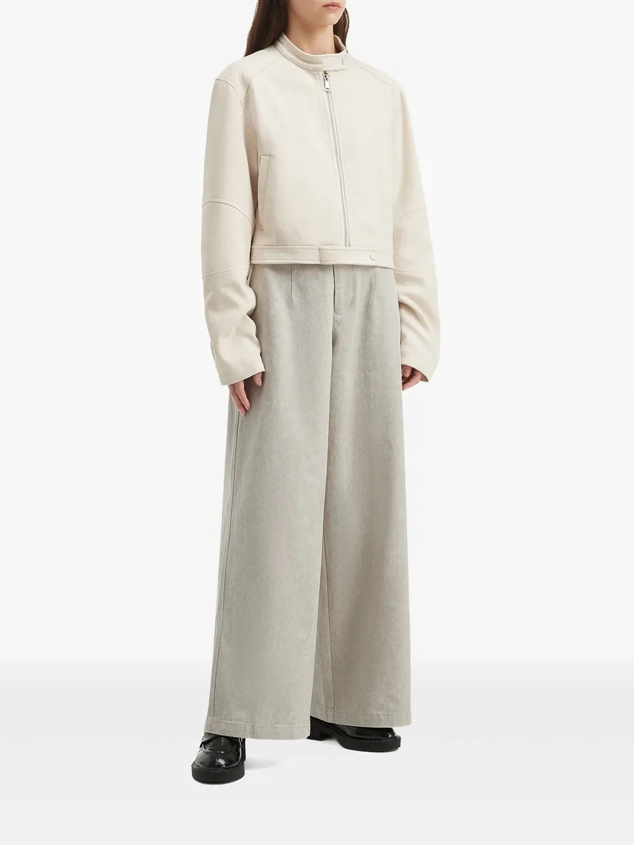 wide-leg straight trousers 4