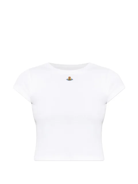 Peru orb-motif crop top