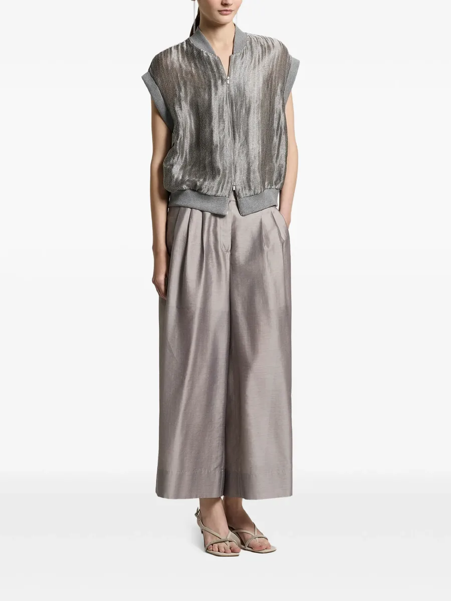 бомбер на молнии без рукавов 4