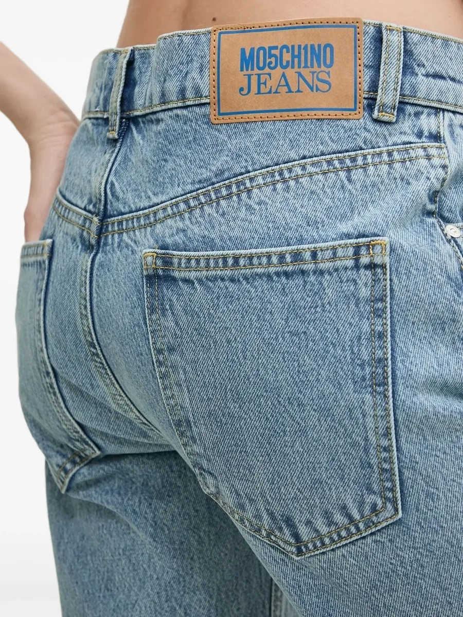 high-waisted flared jeans 6