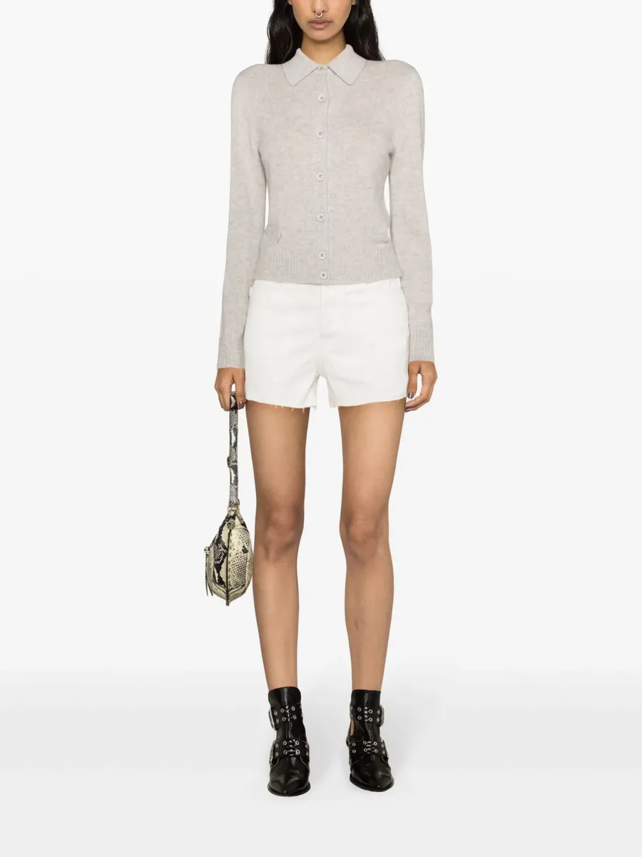 high-rise denim shorts 3