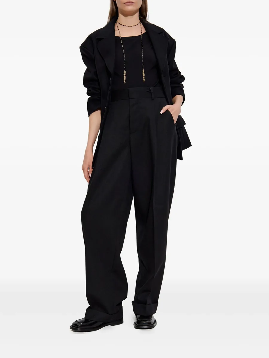 pleated wool trousers 3