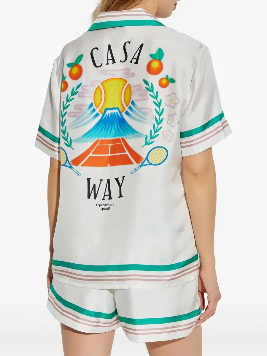 шелковая рубашка Casa Way 8