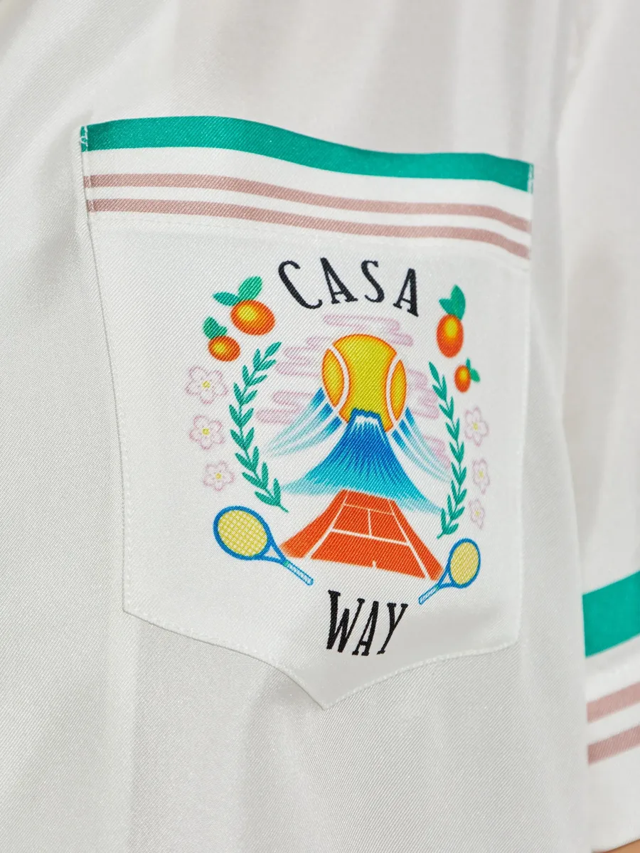 шелковая рубашка Casa Way 9