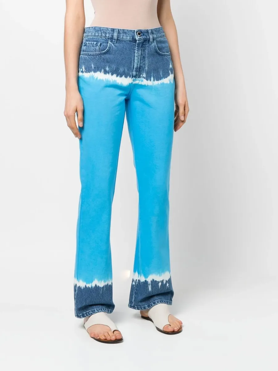 tie-dye flared jeans 6