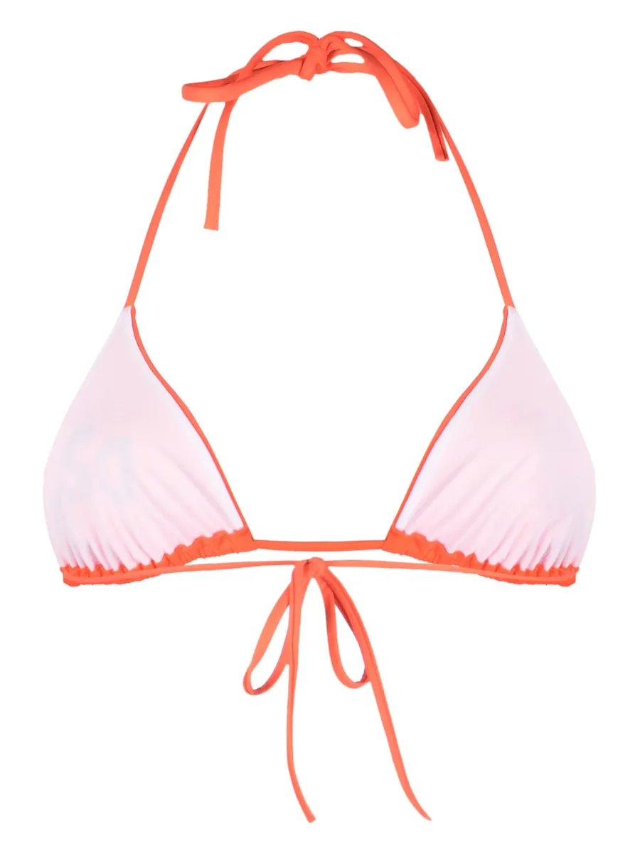logo-print bikini top 4